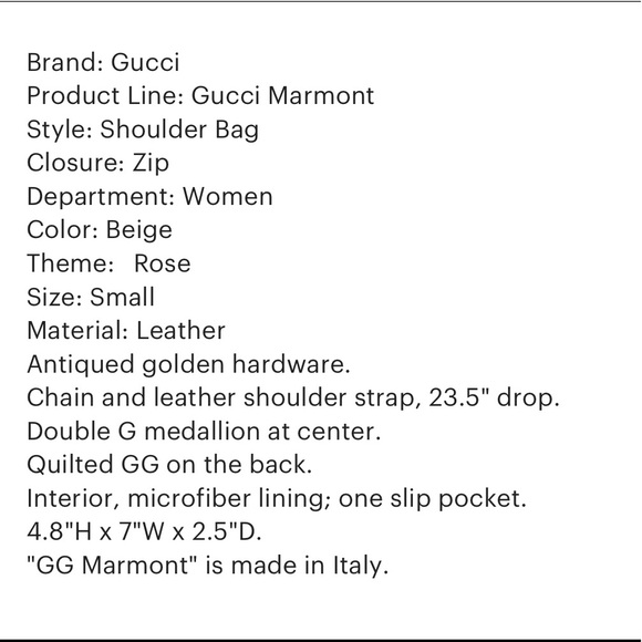 ✨NWT Gucci Marmont bag, brand new, never worn✨ - Picture 8 of 8
